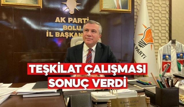 Dörtdivan Hedefi Aştı, AK Parti Bolu’da Üye Artışı Yaşadı
