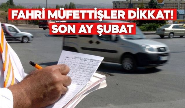 Fahri Trafik Müfettişleri Dikkat! Katılmayanın Yetkisi Askıya Alınacak