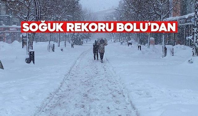 Türkiye’nin En Soğuk Noktası Bolu! Termometreler Eksi 21’i Gördü