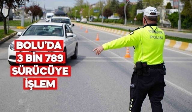 Bolu’da 1 Haftada 30 Bin Araç Denetlendi! En Çok Hangi Kural İhlal Edildi?