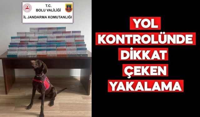 Bolu'da Jandarma Durdurdu, On Binlerce Ürün Ortaya Çıktı