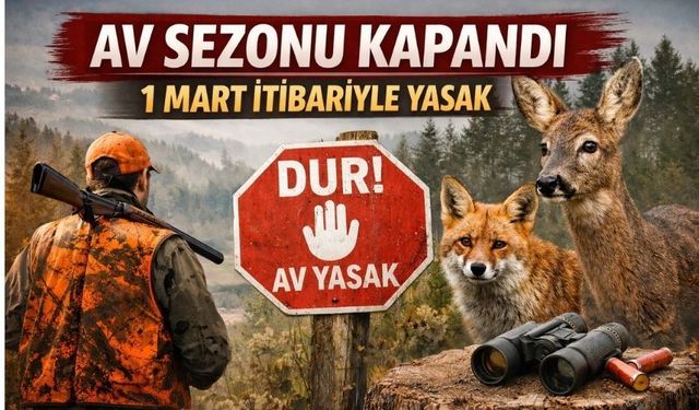 Yaban Hayatı İçin Av Yasağı Başladı