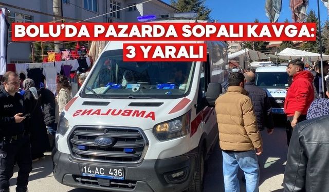 Bolu'da Alacak Verecek Tartışması Pazarda Kavgaya Dönüştü
