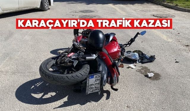 Bolu'da Motosiklet Sürücüsü Yola Savruldu