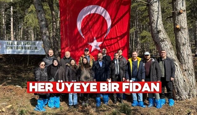 Kamu-Sen Bolu’dan Ormancılık Haftası’na Yeşil Katkı