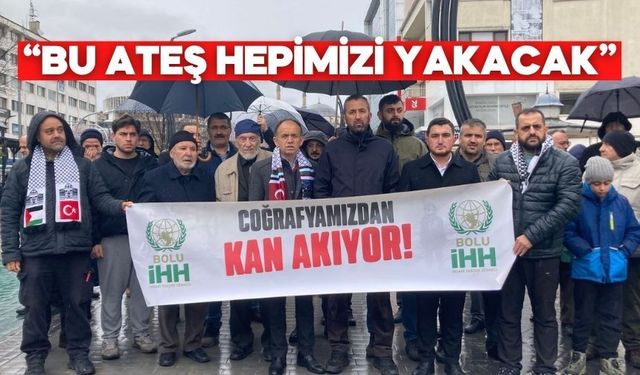 İHH Bolu’dan Bölgesel Gelişmelere Tepki