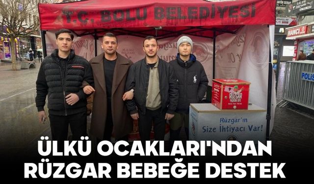 ÜLKÜ OCAKLARI'NDAN RÜZGAR BEBEĞE DESTEK
