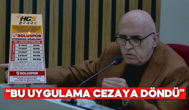 Bolu’da Otoparkta Kim Ücret Alıyor?
