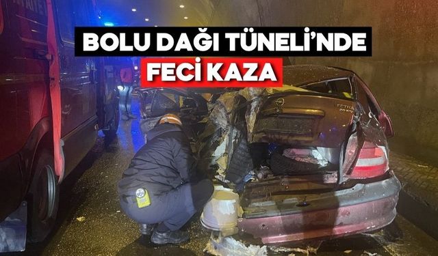 Bolu Dağı Tüneli’nde Kaza! 1’i Çocuk 5 Yaralı