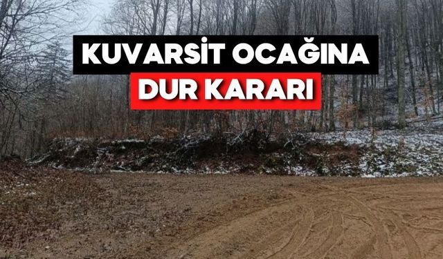 Bolu'da beş köyü ilgilendiren projede yürütme durduruldu