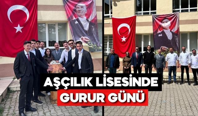OPET Mengen Pazarköy Cezmi Bilgin Aşçılık Lisesi’nde Kep Attılar, Tarihe Geçtiler