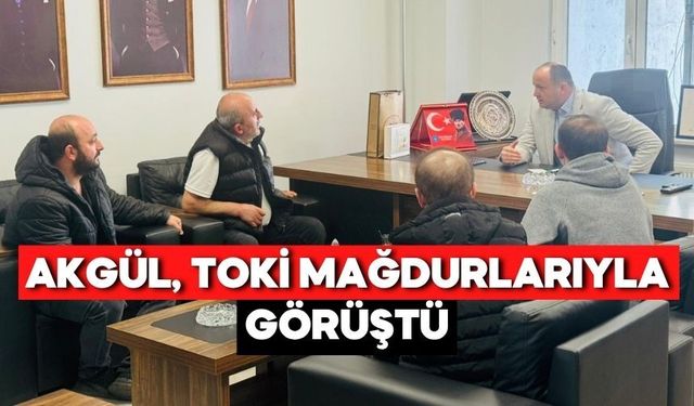 Bolu Milletvekili İsmail Akgül, Salıbeyler TOKİ Konutları Mağdurlarıyla Görüştü
