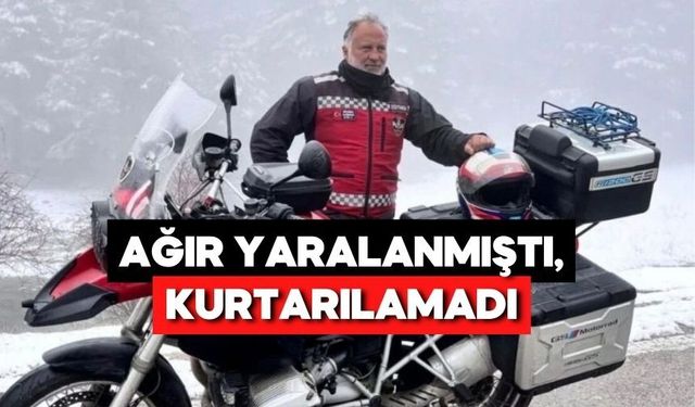 Bolu'da kazada ağır yaralanan Ankara Enduro Motosiklet Kulübü Başkanı hayatını kaybetti