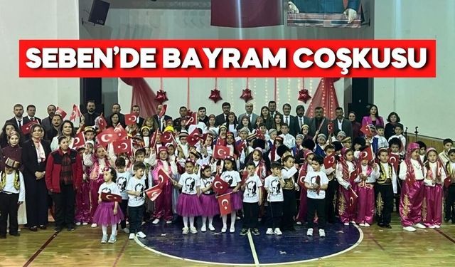 Çocukların Bayramı Seben’de Renkli Geçti