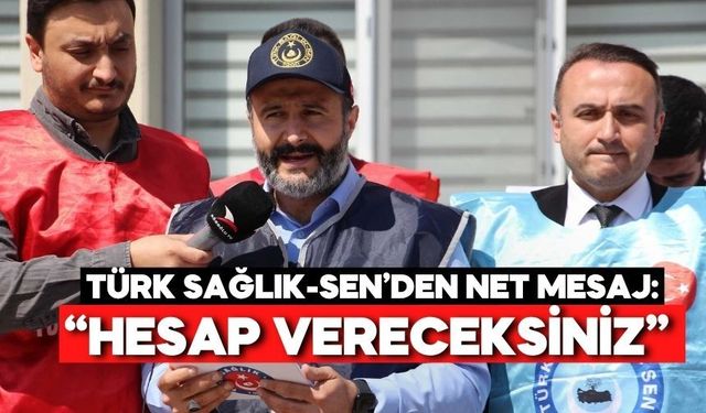 Türk Sağlık-Sen Bolu’dan Hastane Yönetimine Ağır Eleştiriler