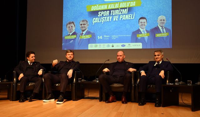 BOLU'DA, "SPOR TURİZMİ ÇALIŞTAY VE PANELİ" DÜZENLENDİ