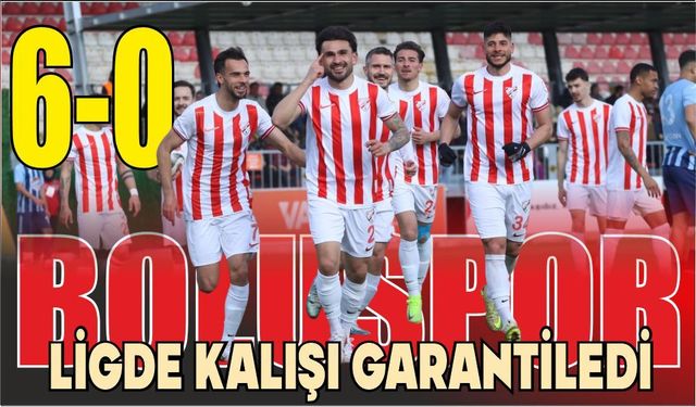 BOLUSPOR LİGDE KALIŞI GARANTİLEDİ