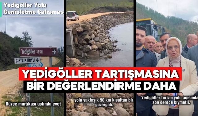 Yedigöller Tartışmasına Bolu’dan Yeni Bir Yanıt