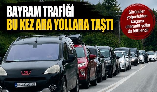 TEM’den Kaçtılar, Bolu’da Trafiğe Yakalandılar