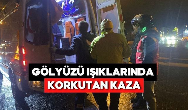 Bir Anda Çarpıştılar! Bolu D-100’de Motosikletli Hastanelik Oldu