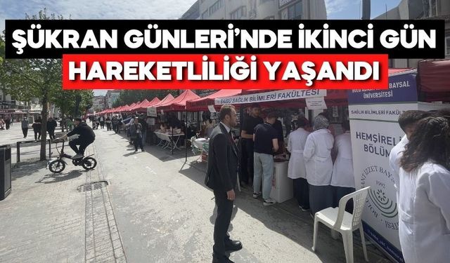 Bolu'da İzzet Baysal Şükran Günleri’nde Stantlara Yoğun İlgi