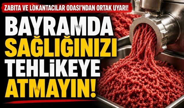 Bayramda Her Yerde Kıyma Çektirmeyin!
