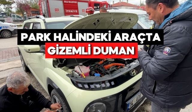 Bolu’da Elektrikli Araçtan Duman Çıktı! Sebebi Hâlâ Gizemini Koruyor