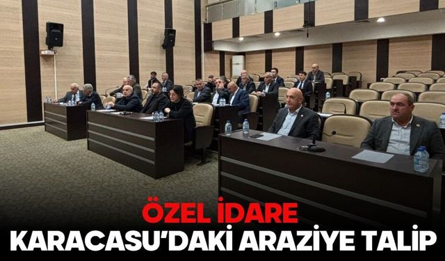 ÖZEL İDARE KARACASU’DAKİ ARAZİYE TALİP