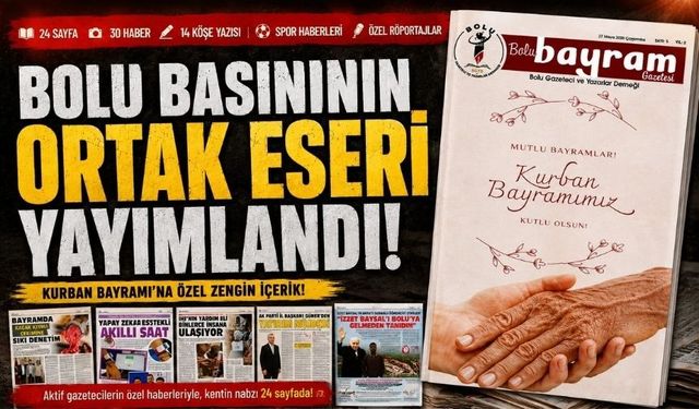 Bolu Basınının Ortak Eseri Yayımlandı