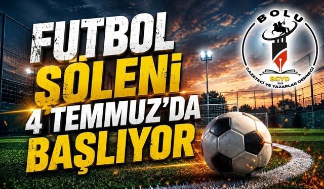 Bolu Gazeteci Ve Yazarlar Derneği Mini Minikler Turnuvası Başlıyor