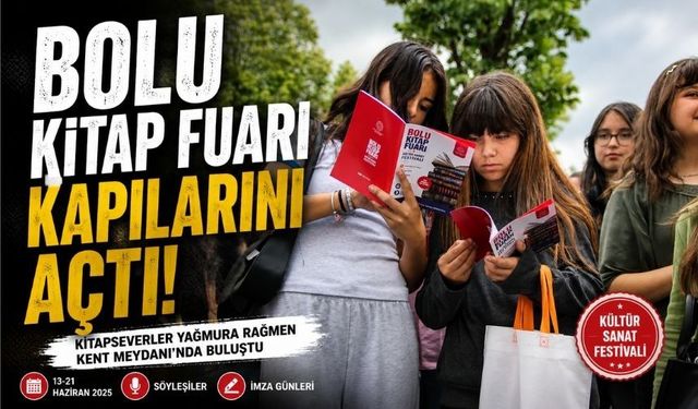 Bolu Kitap Fuarı ve Kültür Sanat Festivali Açıldı
