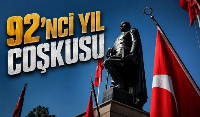 Bolu'da Cumhuriyet Coşkusu Ata İçin Bir Kez Daha Yükseldi