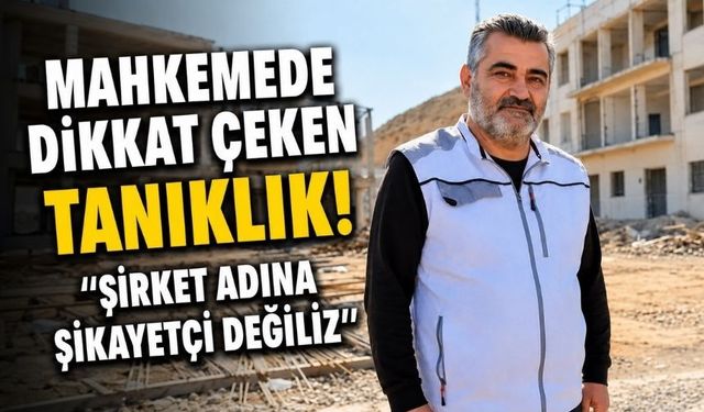 Kadın Doğum Hastanesi Proje Müdürü: "Şirket Adına Şikayetçi Değiliz"