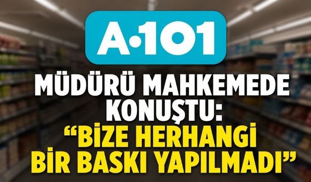 Bolu Belediyesi Marketler Dosyasında A101 Müdürü Adem Keskin İfade Verdi