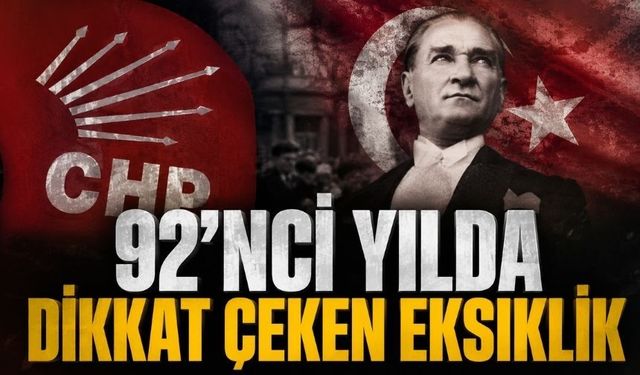 Bolu'da 92'nci Yıl Anmasında Gözler CHP'yi Aradı