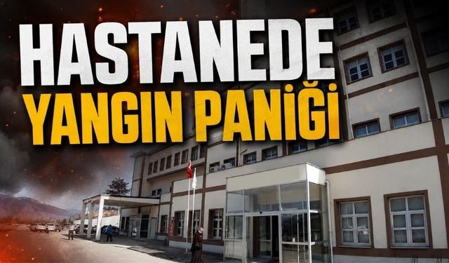 Gerede Devlet Hastanesi'nde Elektrik Paneli Alev Aldı