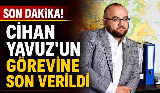 AK Parti Merkez İlçe Başkanı Cihan Yavuz Görevden Alındı