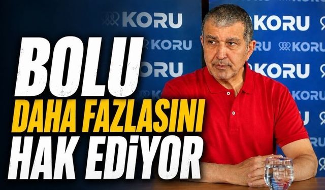 Prof. Dr. Hasan Biri: "Bolu'nun Fırsatları Çok Fazla"