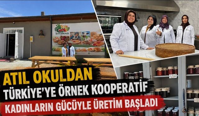 ATIL OKULDAN TÜRKİYE'YE ÖRNEK KOOPERATİF! KADINLARIN GÜCÜYLE ÜRETİM BAŞLADI