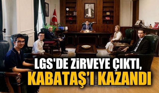 Gerede’nin LGS Birincisi Kabataş Yolcusu