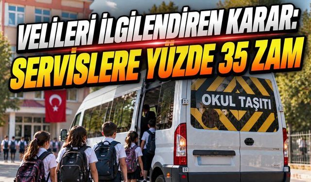 Bolu'da Servislere Yüzde 35 Zam, Kardeş Öğrencilere İndirim