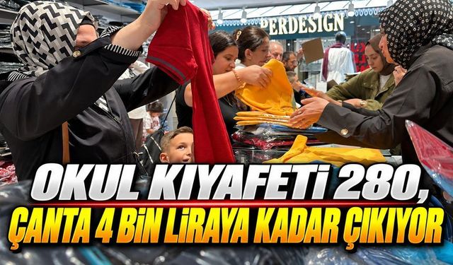 Bolu’da Veliler Okul İçin Bütçesine Uygun Ürün Arıyor