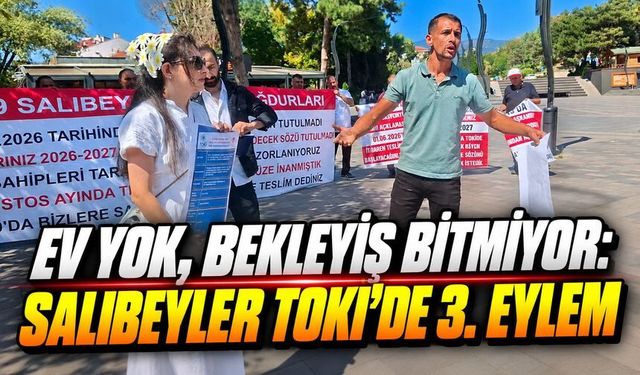 Bolu Salıbeyler TOKİ’de Öfke Dinmiyor: Hak Sahipleri 3. Kez Eylemde