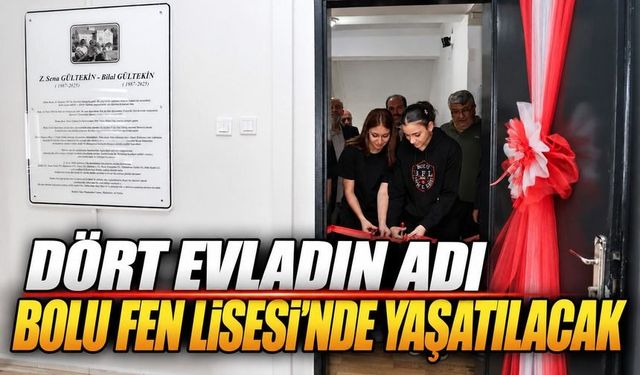 Bolu Fen Lisesi’nde Dört İsim Bu Eserlerle Yaşayacak