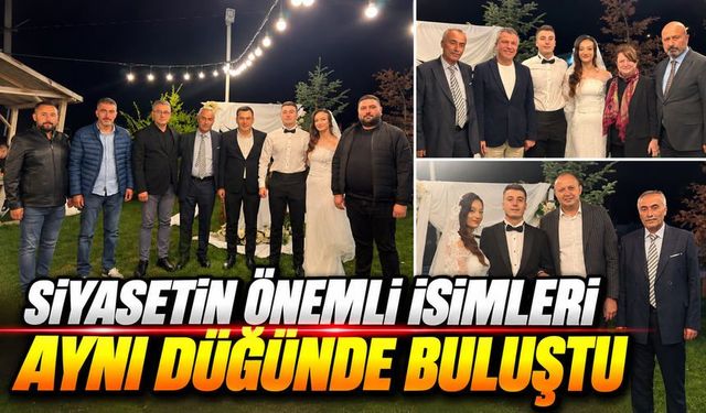 Bolu'da Protokol Bu Kez Mutluluk İçin Bir Araya Geldi