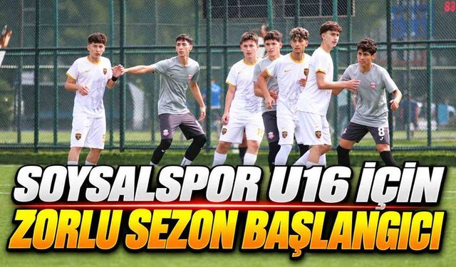 Gelişim Ligi’nde Soysalspor’a Zorlu Başlangıç