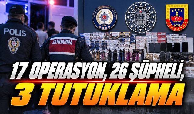 Bolu’da Kaçakçılığa Eylül Darbesi: 17 Operasyon, 3 Tutuklama
