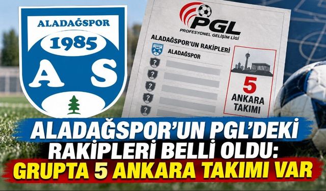 Aladağspor’un PGL’deki Rakipleri Belli Oldu: Grupta 5 Ankara Takımı Var