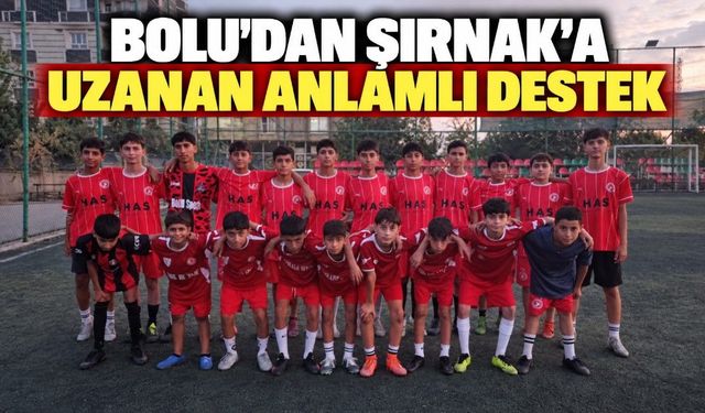 BOLU’DAN ŞIRNAK’A UZANAN ANLAMLI DESTEK