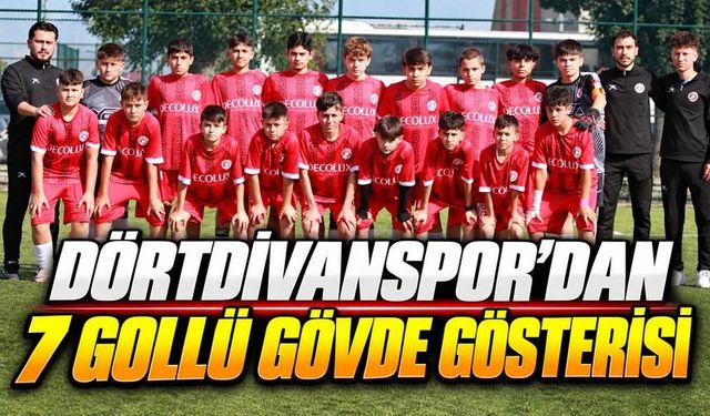 Dörtdivanspor U14’ten Farklı Galibiyet: 7-0